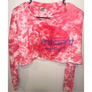 Mystique Boutique Miami Beach Long-Sleeved Cropped Top